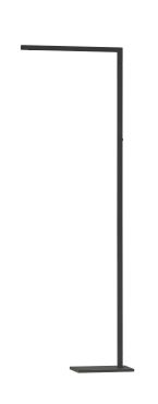 ETH Sem - lampe sur pied - 45 x 18 x 140 cm - LED dimmable 10W incl. - noir