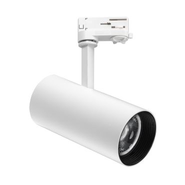 Nova Luce Track - Système de rail triphasé - Ø 9,3 x 27 cm - 30W LED inclus - blanc - couleur de lumière blanche