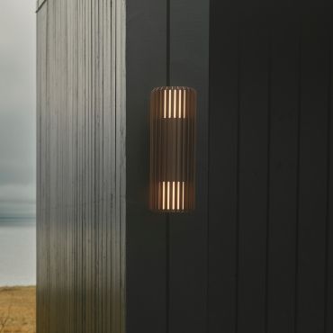 Nordlux Aludra N - applique murale extérieure - 12,4 x 33,7 x 17,4 cm - IP54 - brun