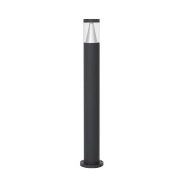 Nova Luce Rock - lampe de jardin - Ø 9 x 83 cm - 10W LED inclus - IP65 - noir sable