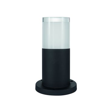 Nova Luce Noten - lampe de jardin - Ø 9 x 20 cm - 10W LED inclus - IP65 - noir sable