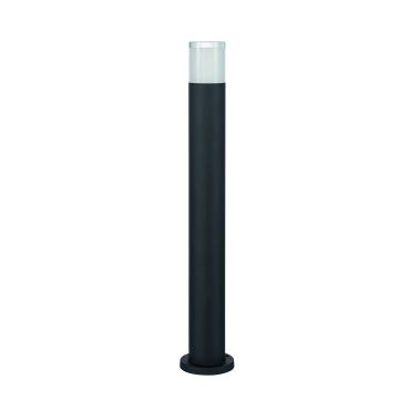 Nova Luce Noten - lampe de jardin - Ø 9 x 80 cm - 10W LED inclus - IP65 - noir sable