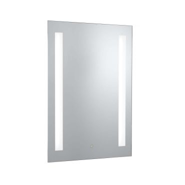 Searchlight Miroirs de salle de bain - miroir avec éclairage - 50 x 70 cm - 5W LED inclus - IP44 - argenté