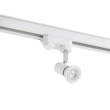 Faro Plot - projecteur sur rail - 10 x 3,2 x 13 cm - blanc mat