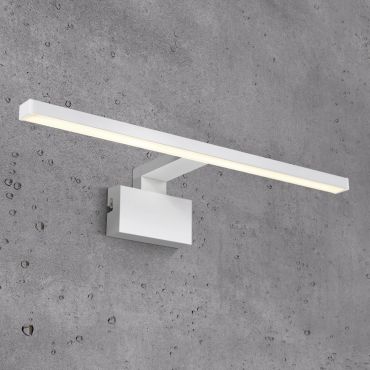 Nordlux Marlee - applique murale - 50 x 13,6 x 6,4 cm - 8,9W LED inclus - IP44 - blanc - blanc chaud (3000K)