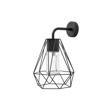 Nova Luce Isidora - applique d'extérieur - 25 x 27 x 40 cm - IP54 - noir