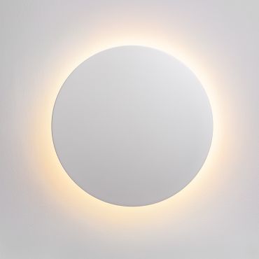 Nova Luce Copper - applique murale extérieure - Ø 30 x 7,1 cm - 16W LED inclus - IP65 - blanc