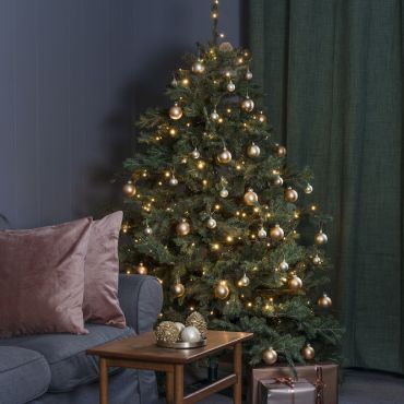 Konstsmide Lumières de Noël - lumières de sapin de Noël intelligentes - aussi contrôlables via une application - 200 LED - 13,93 mètres de longueur.