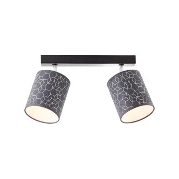 MODÈLE D’EXPOSITION - Brilliant Galance - spot en saillie 2L - 59 x 35 x 24 cm - noir