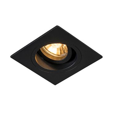 Zuma Line Chuck DL square Next - spot encastré - 92 x 92 mm, Ø 80 mm taille d'encastrement - noir