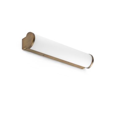 Faro Danubio - applique murale - 39,5 x 8 x 9 cm - 12W LED inclus - IP44 - bronze