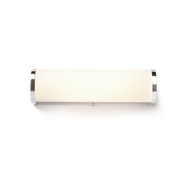 Faro Danubio - applique murale - 28,5 x 8 x 9 cm - 9W LED inclus - IP44 - chrome brillant