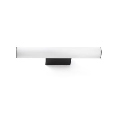 Faro Volga - applique murale - 31 x 8 x 4 cm - 5W LED inclus - IP44 - noir mat