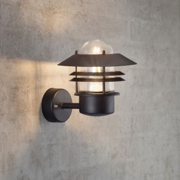 Nordlux Blokhus - applique murale extérieure - 22 x 23 cm - IP54 - noir