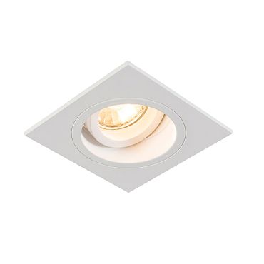 Zuma Line Chuck DL square Next - spot encastré - 92 x 92 mm, Ø 80 mm taille d'encastrement - blanc