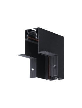 Nova Luce Buxton - Connecteur en V pour rail magnétique encastré - 10 x 10 x 6,1 cm - noir sable