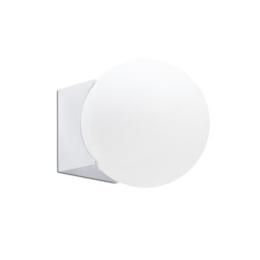 Faro Lago - applique murale - 8 x 15 x 8 cm - IP44 - chrome poli
