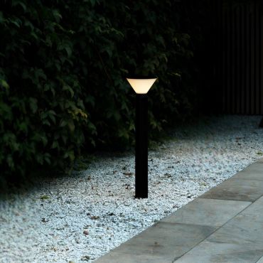 Nordlux Noorstad - lampe de jardin - Ø 22 x 85,3 cm - IP44 - noir