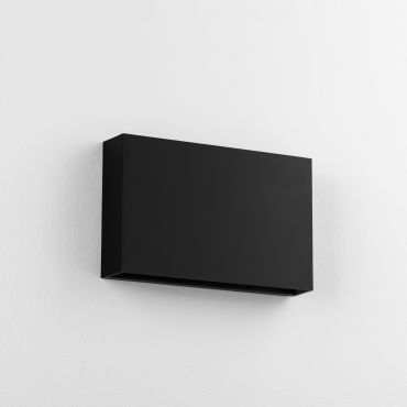 Nova Luce Yoko - applique murale extérieure - 20 x 12,5 x 3,9 cm - 7W LED inclus - IP65 - noir sablé