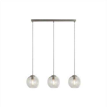 Searchlight Pendants - lampe suspendue - 80 x 20 x 150 cm - argent satiné