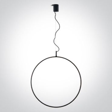 ONE Light Décorative - lampe suspendue - Ø 80 x 150 cm - 40W LED dimmable inclus - noir