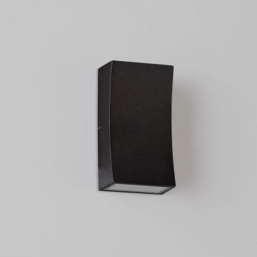 Nova Luce Boxy - applique murale extérieure - 6,5 x 12 x 3,8 cm -  6W LED inclus - IP65 - anthracite foncé
