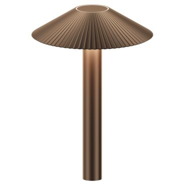 VK Lighting Amelie - lampe de jardin - Ø 35 x 50 cm - 15W LED inclus - IP65 - marron