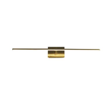 Searchlight Amalfi - applique murale - 61 x 8 cm - 10W LED inclus - IP44 - laiton satiné