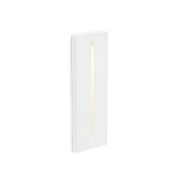 Faro Plas - spot encastré - 220 x 75 mm, 231 x 50 mm format encastré - 1W LED inclus - blanc mat