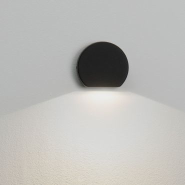 Nova Luce Sango - applique murale extérieure - 10 x 8,5 x 3,5 cm - 4W LED inclus - IP54 - noir sablé