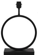 Searchlight - pied de lampe de table - 30 x 12 x 42 cm - noir mat