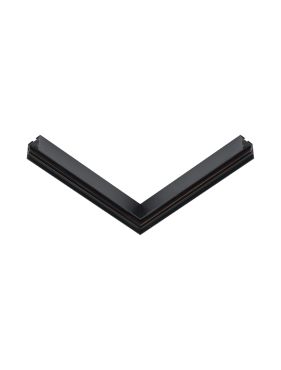 Nova Luce Q-Connector - connecteur d'angle pour profilé magnétique en saillie - 30,3 x 3,3 x 3,9 cm - noir sable