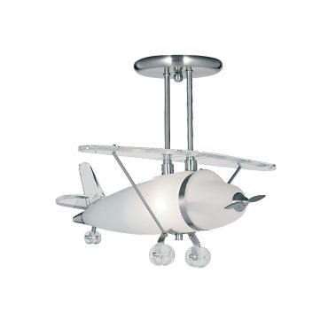 Searchlight Novelty - lampe suspendue - 49 x 47 - 39 cm - argenté
