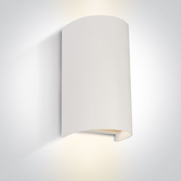 ONE Light GU10 Outdoor Cylinder Lights - applique murale extérieure - 11 x 8,3 x 19,5 cm - IP65 - blanc