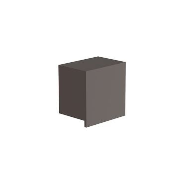 VK Lighting Pit - applique murale d'extérieur - 6,2 x 6,2 x 4,3 cm - 3W LED inclus - IP65 - brun rouille