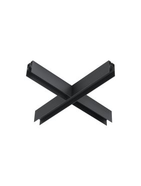 Nova Luce X-Connecteur pour profilé magnétique en saillie/pendante - 54,1 x 54,1 x 7,5 cm - noir