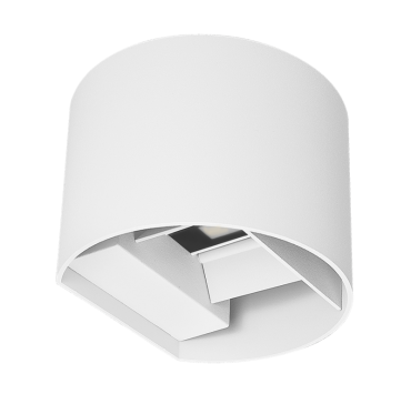 Century Italia Up &amp; Down - applique murale - 13,5 x 12 x 10 cm - 10W LED inclus - couleur de lumière réglable - IP65 - blanc