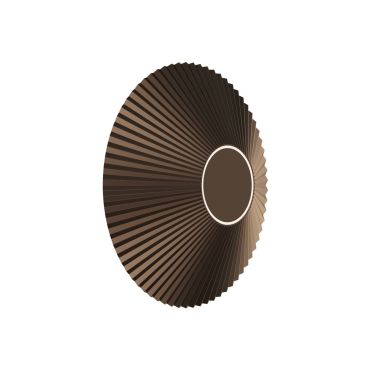 VK Lighting Amelie - applique murale d'extérieur - Ø 30 x 10,4 cm - 15W LED inclus - IP65 - marron