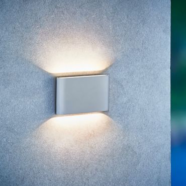 Nordlux Kinver - applique murale extérieure - 17,5 x 9 x 3 cm - 2 x 6W LED inclus - IP54 - blanc