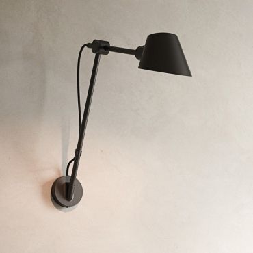 Design for the People Stay - applique murale avec interrupteur - 72,3 x 54,5 cm - noir