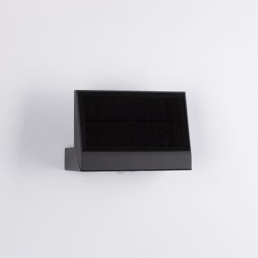 Nova Luce Prim - applique solaire extérieure avec détecteur de mouvement - 18 x 3,5 x 17,5 cm - 2W LED inclus - IP65 - anthracite foncé
