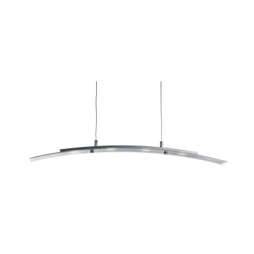 Searchlight LED Bar Lights - lampe suspendue - 80 x 8 x 150 cm - 20W LED dimmable inclus - silver