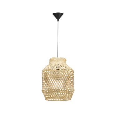 Nova Luce Mia - lampe suspendue - Ø 35 x 215 cm - brun clair