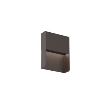 VK Lighting Wop - applique murale d'extérieur - 8 x 10,5 x 2,5 cm - 3W LED inclus - IP65 - brun rouille