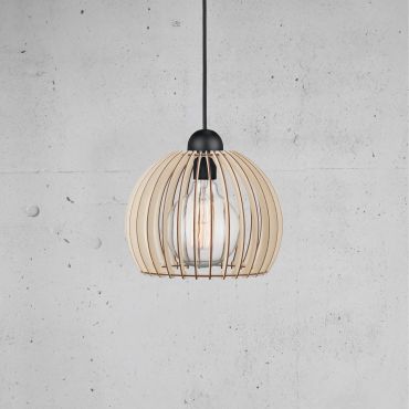 Nordlux Chino 25 - lampe suspendue - Ø 25 x 273 cm - brun clair