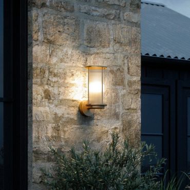 Nordlux Linton - applique d'extérieur - 9,5 x 13 x 29,8 cm - IP54 - laiton