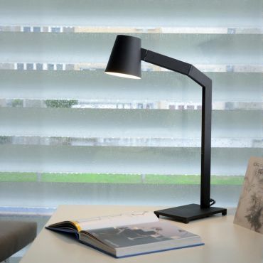 Lucide Mizuko - lampe de bureau - 13 x 22 x 67 cm - noir