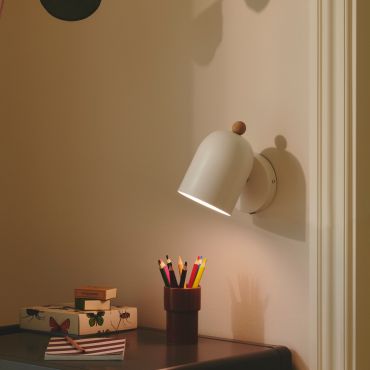 MODÈLE D’EXPOSITION - Nordlux Gaston - applique - Ø 19,5 x 19,5 cm - blanc