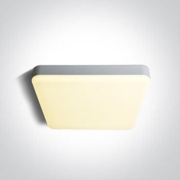 ONE Light Plafo - plafonnier - 35 x 35 x 5,5 cm - 35W LED inclus - IP65 - blanc