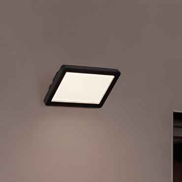Nova Luce Nobu - applique murale extérieure - 19,3 x 12,7 x 4,7 cm - 15W LED inclus - IP65 - noir sablé